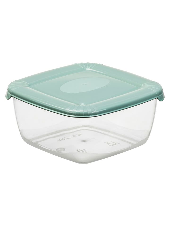 Plast Team Pojemnik w kolorze zielonym - 14,5 x 7,1 x 14,5 cm rozmiar: onesize