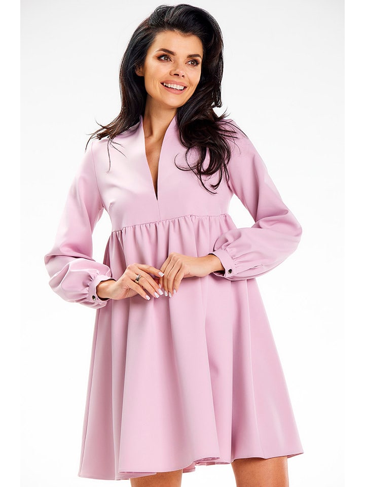 Awama Sukienka w kolorze jasnoróżowym rozmiar: S