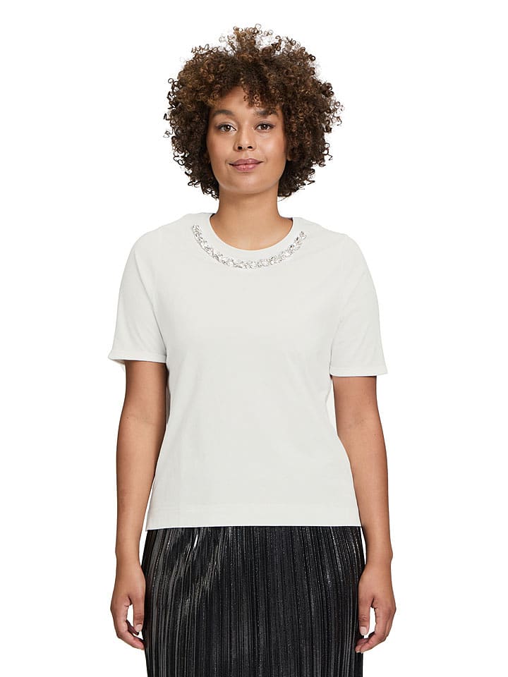 CARTOON Koszulka w kolorze kremowym rozmiar: 40