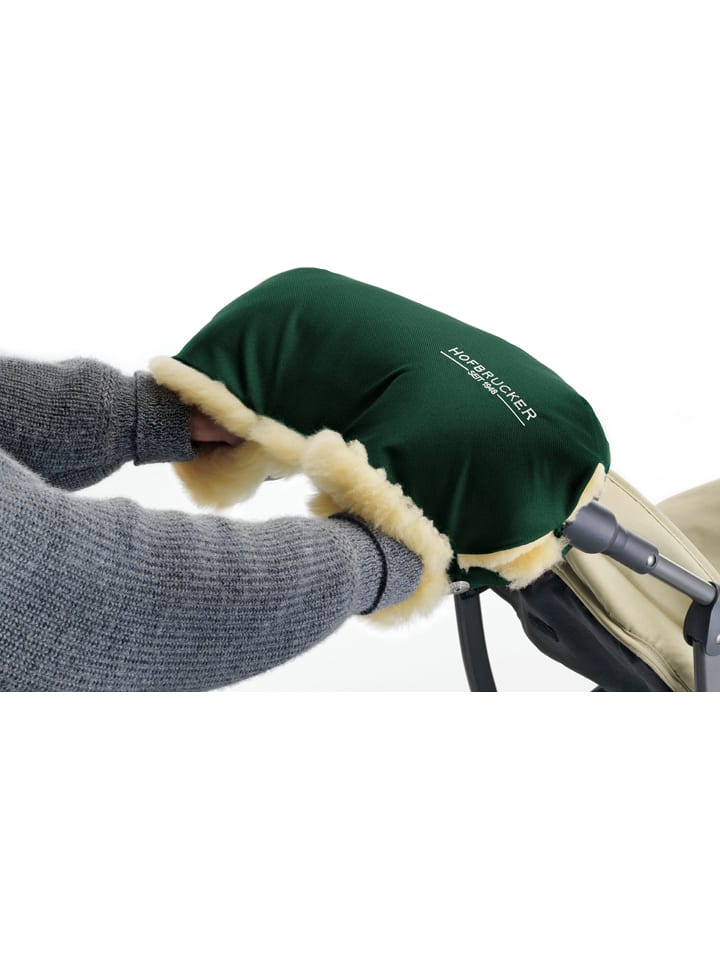 Hofbrucker Ocieplacz w kolorze ciemnozielonym do rąk - 55 x 24 cm rozmiar: onesize