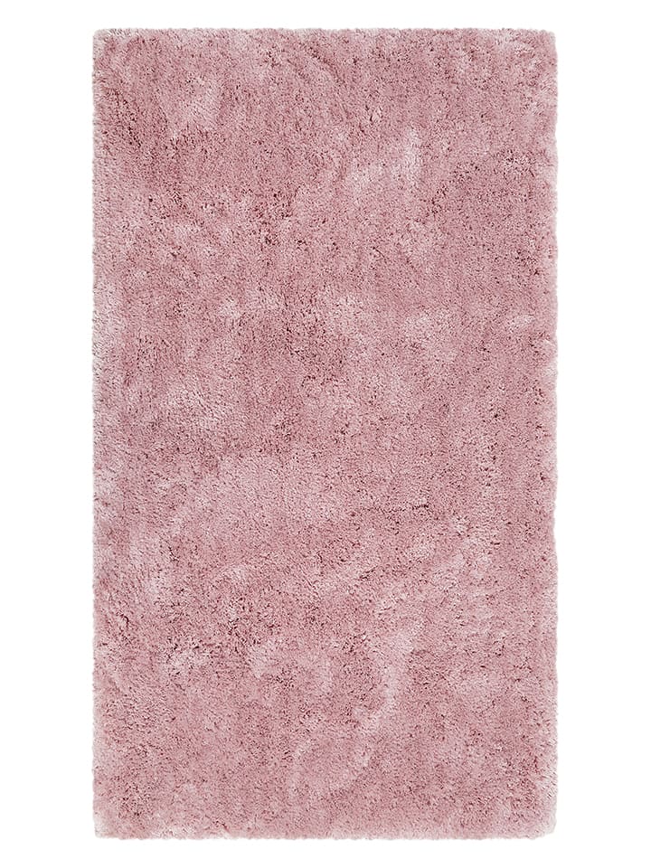 Homie Living Dywanik łazienkowy "Porto Azzurro" w kolorze jasnoróżowym rozmiar: 70x120 cm