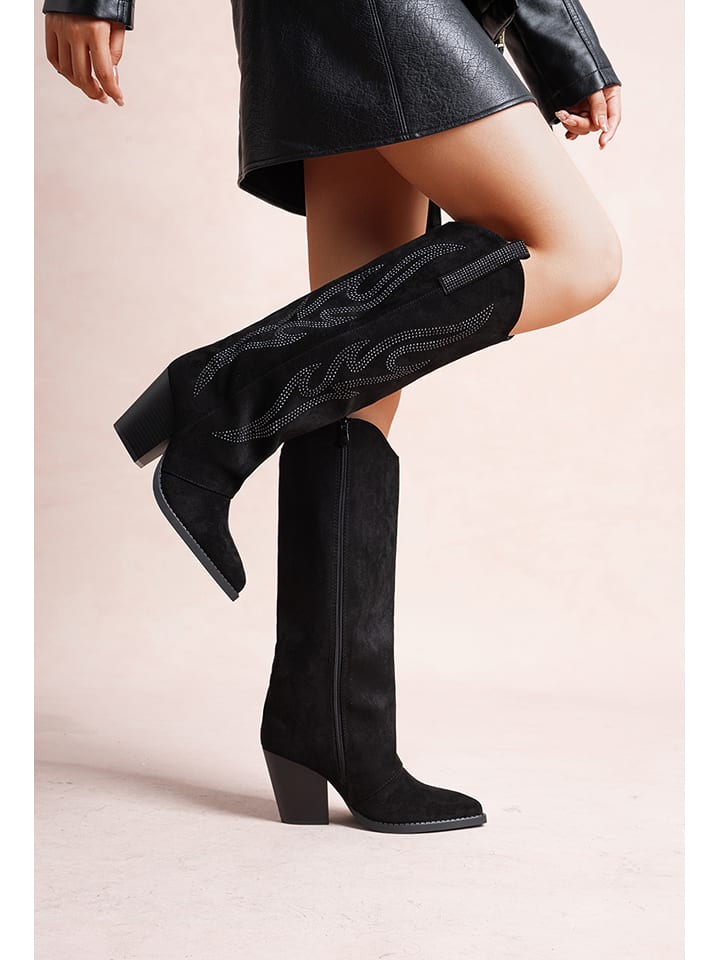 Foreverfolie Kozaki w kolorze czarnym rozmiar: 41