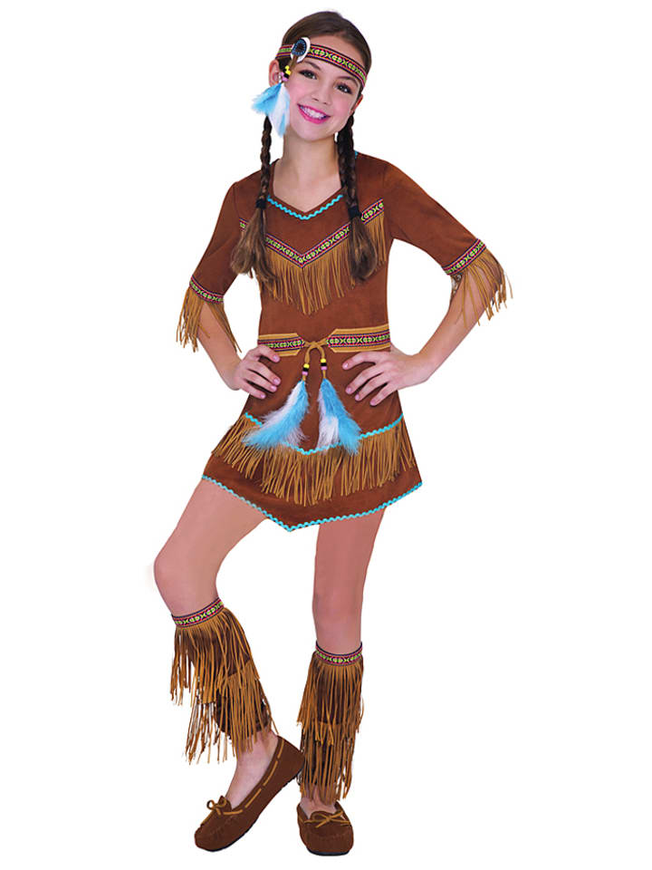 amscan 3-częściowy kostium "Dream Catcher Cutie" w kolorze brązowym rozmiar: 104-116