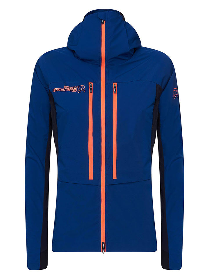 ROCK EXPERIENCE Kurtka softshellowa "Inuit" w kolorze niebieskim rozmiar: L