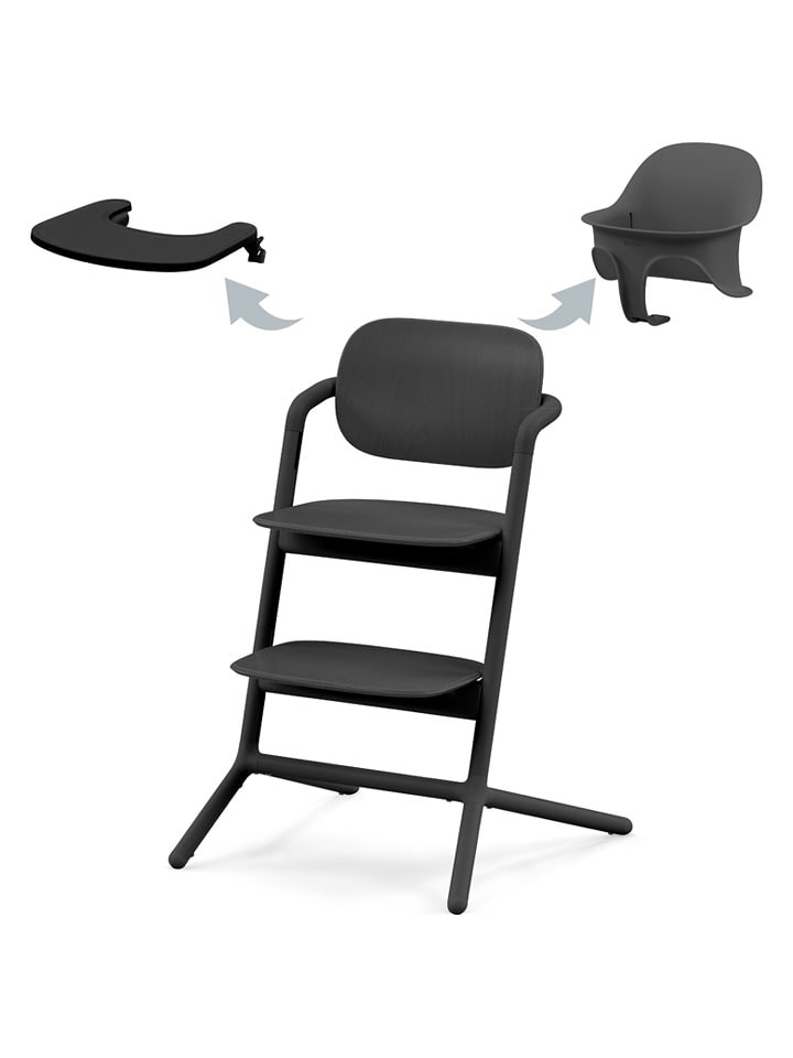 Cybex Krzesełko 3w1 "Lemo" w kolorze czarnym do karmienia rozmiar: onesize