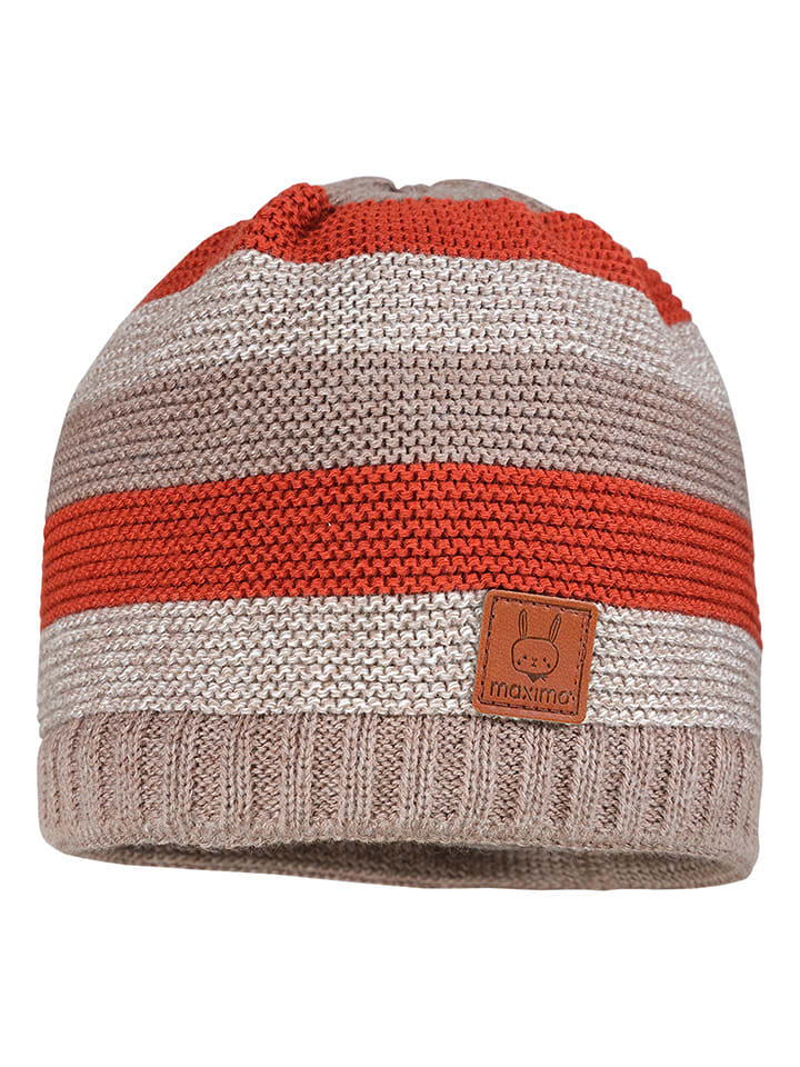 MaxiMo Czapka w kolorze czerwono-szarym rozmiar: 47 cm