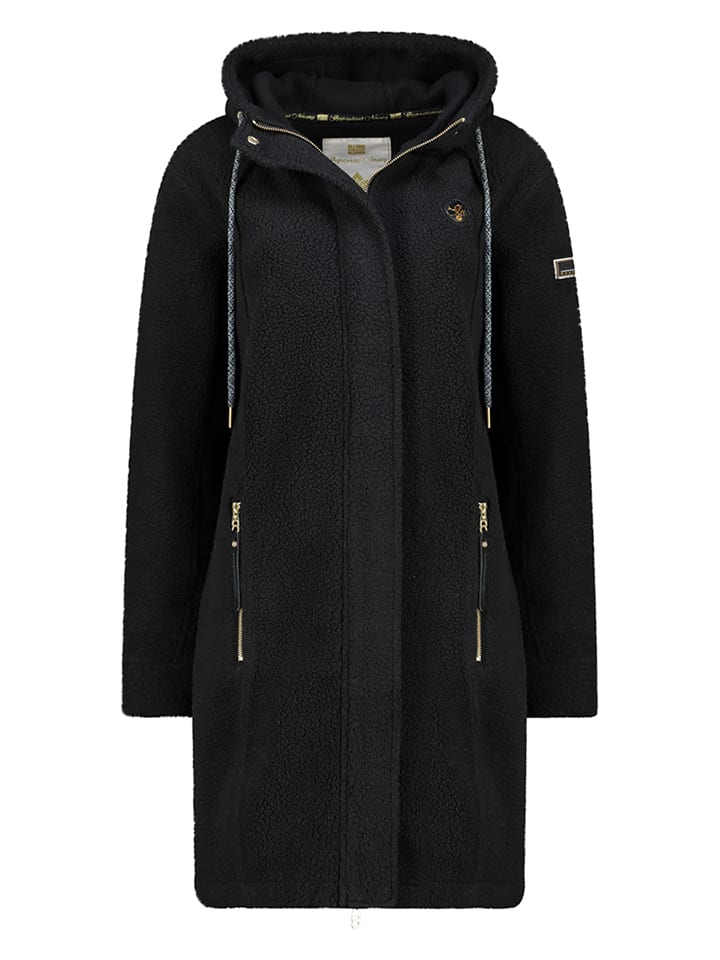 Geographical Norway Płaszcz polarowy "Tartine" w kolorze czarnym rozmiar: S