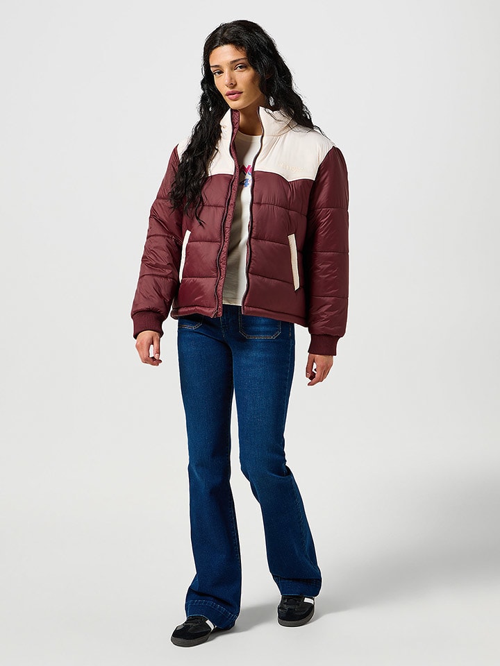 Wrangler Kurtka przejściowa w kolorze bordowym rozmiar: L