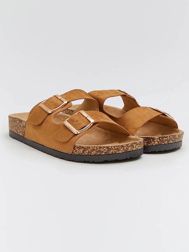 Bellucci Klapki w kolorze jasnobrązowym rozmiar: 36