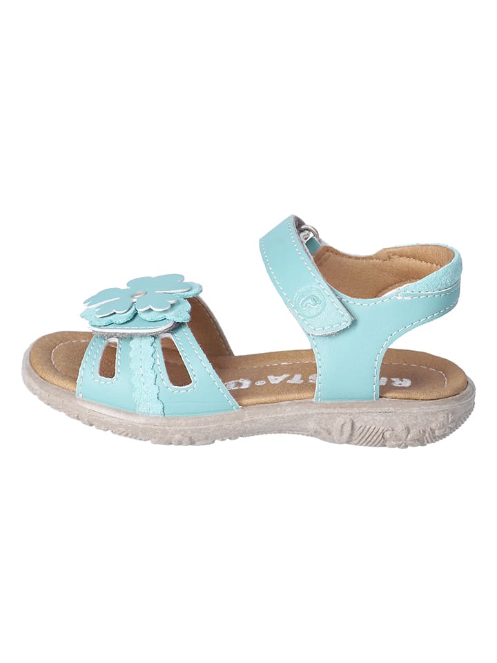 Ricosta Skórzane sandały w kolorze turkusowym rozmiar: 26
