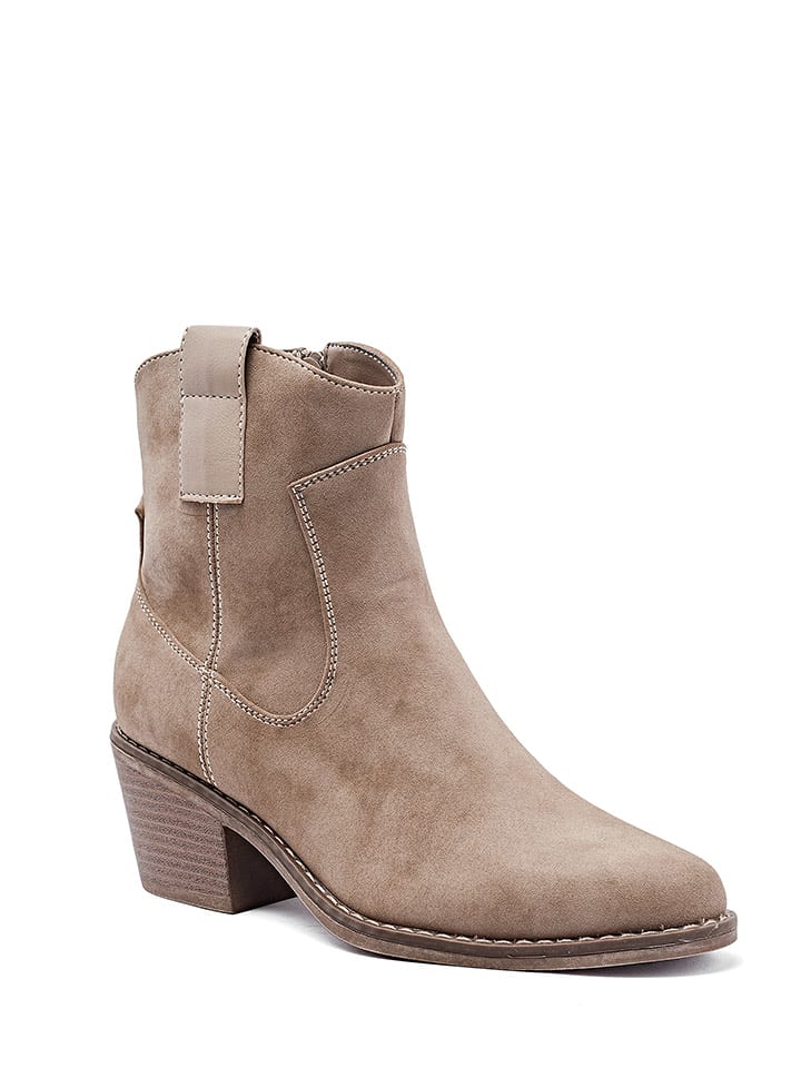 Sixth Sens Botki w kolorze beżowym rozmiar: 36