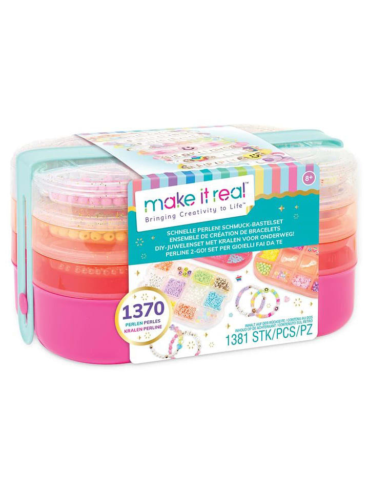 make it real 2-częściowy zestaw "Beads 2-Go!" - 8+ rozmiar: onesize