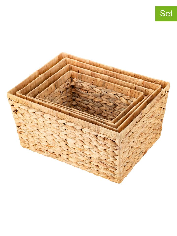 Echtwerk Koszyki (4 szt.) w kolorze beżowym rozmiar: onesize