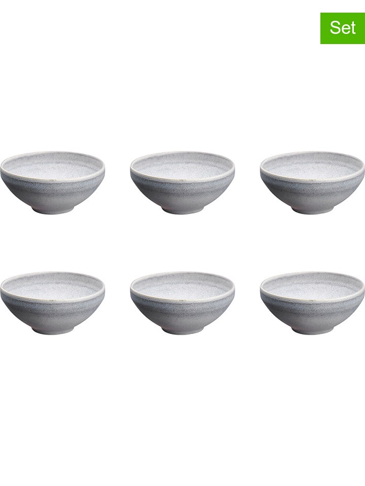 Björn Miski (6 szt.) "Stone" w kolorze szarym - Ø 15 cm rozmiar: onesize
