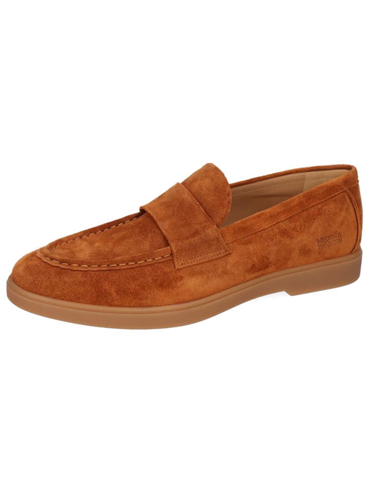 MELVIN & HAMILTON Skórzane mokasyny "Drake 3" w kolorze jasnobrązowym rozmiar: 42