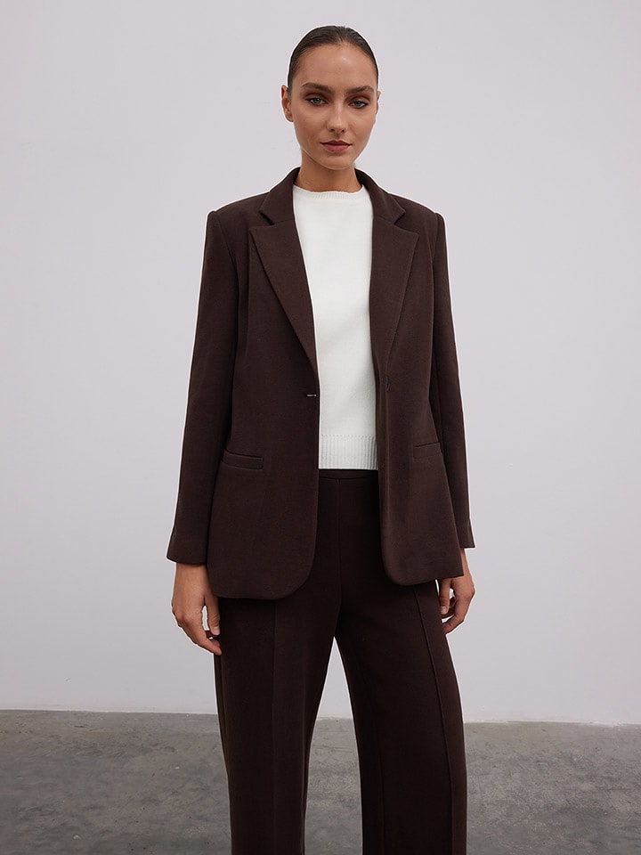 BGN Blezer w kolorze brązowym rozmiar: 38