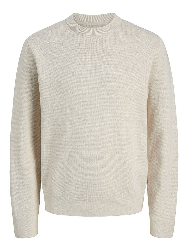Jack & Jones Sweter "Milano" w kolorze kremowym rozmiar: S