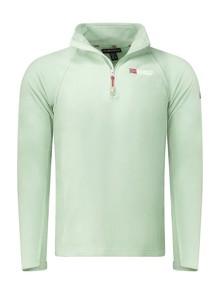 Geographical Norway Bluza polarowa "Tug" w kolorze miętowym rozmiar: M