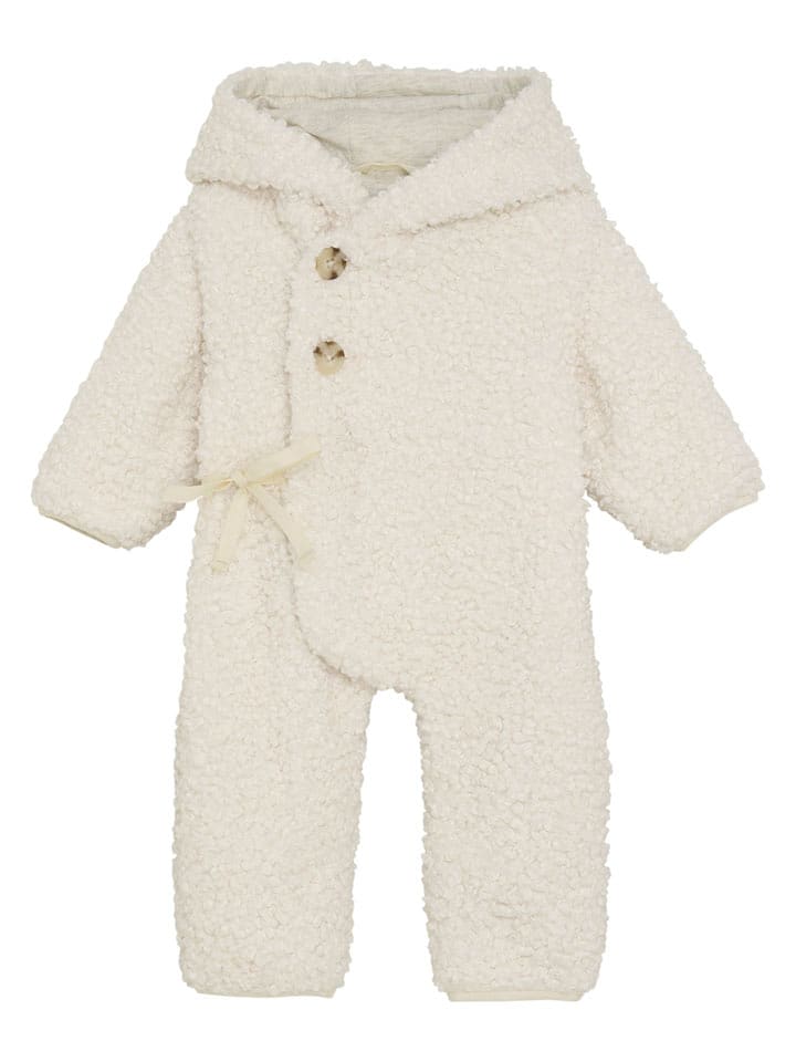 Noppies Kombinezon polarowy "Sedan" w kolorze kremowym rozmiar: 50