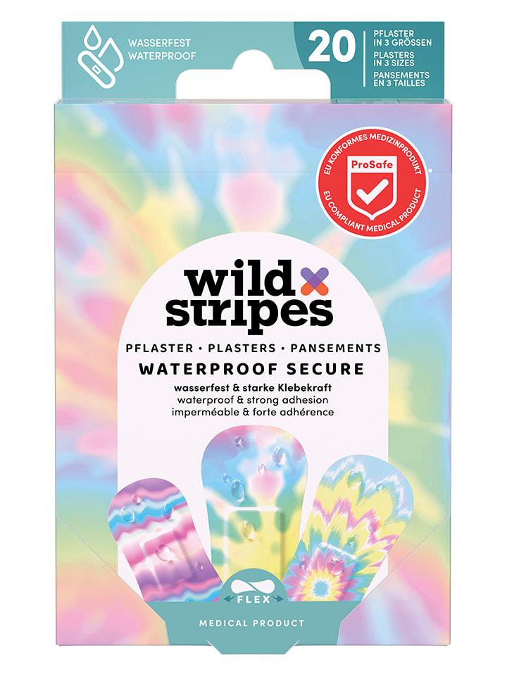Wild Stripes Plastry (4 x 20 szt.) rozmiar: onesize