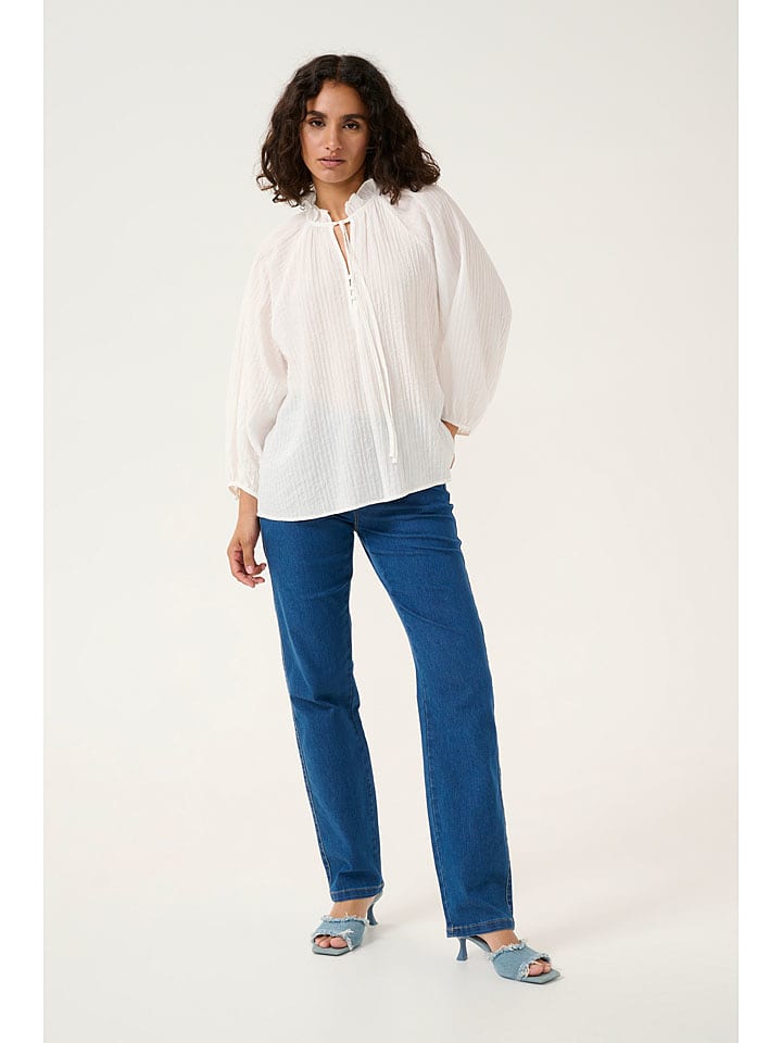 Kaffe Bluzka "Lianna" w kolorze białym rozmiar: 38