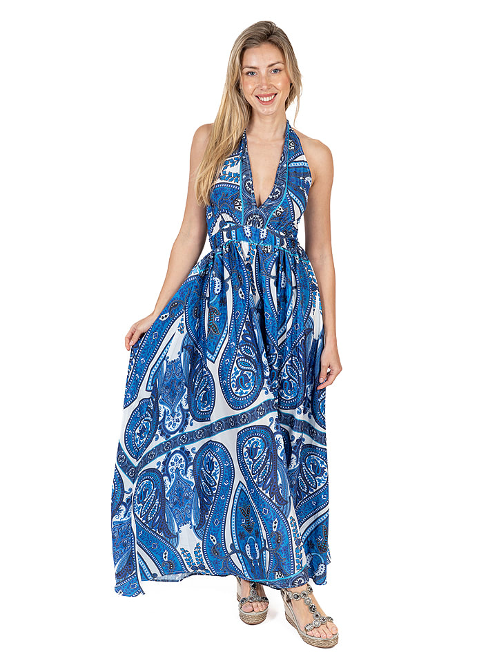 Isla Bonita by SIGRIS Sukienka w kolorze niebieskim rozmiar: S