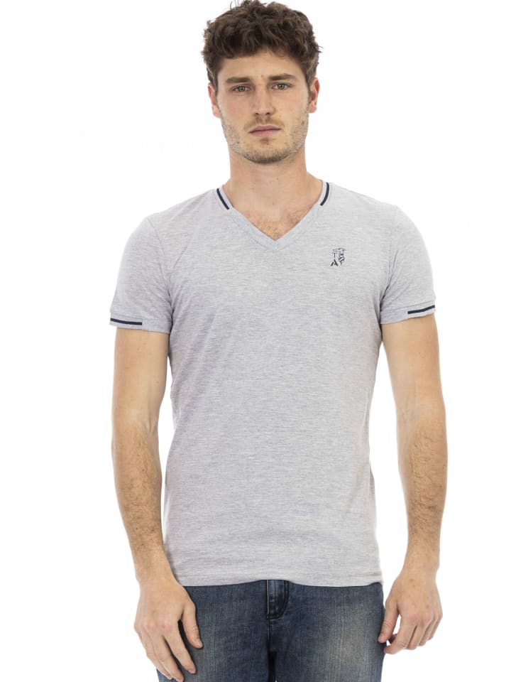 Trussardi Koszulka w kolorze szarym rozmiar: L