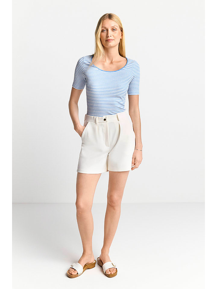 Rich&Royal Szorty w kolorze kremowym rozmiar: L