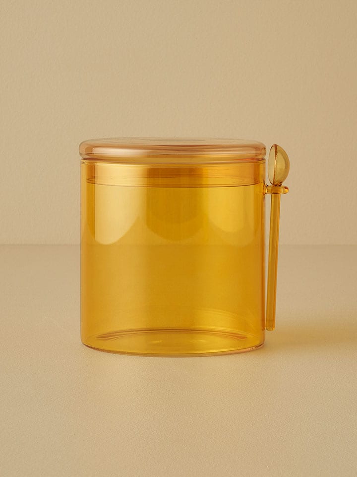 BELLA MAISON Słoik w kolorze pomarańczowym - 1 l rozmiar: onesize