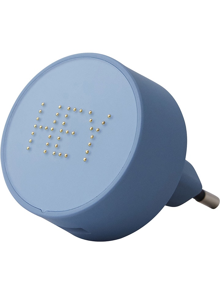 Design Letters Wtyczka ładowania "Pearls" w kolorze niebieskim - Ø 4,5 cm rozmiar: onesize