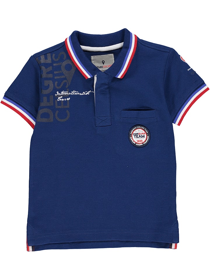 Degré Celsius Koszulka polo w kolorze granatowym rozmiar: 140