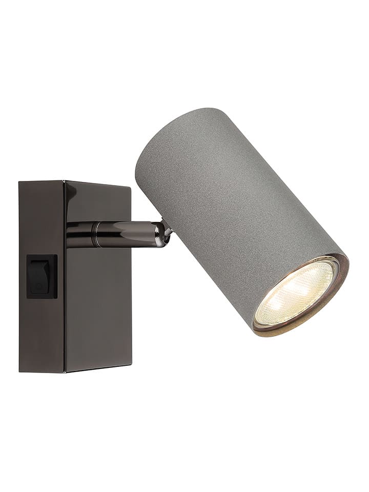 Globo lighting Lampa ścienna "Robby" w kolorze szaro-czarnym - 7 x 10 cm rozmiar: onesize