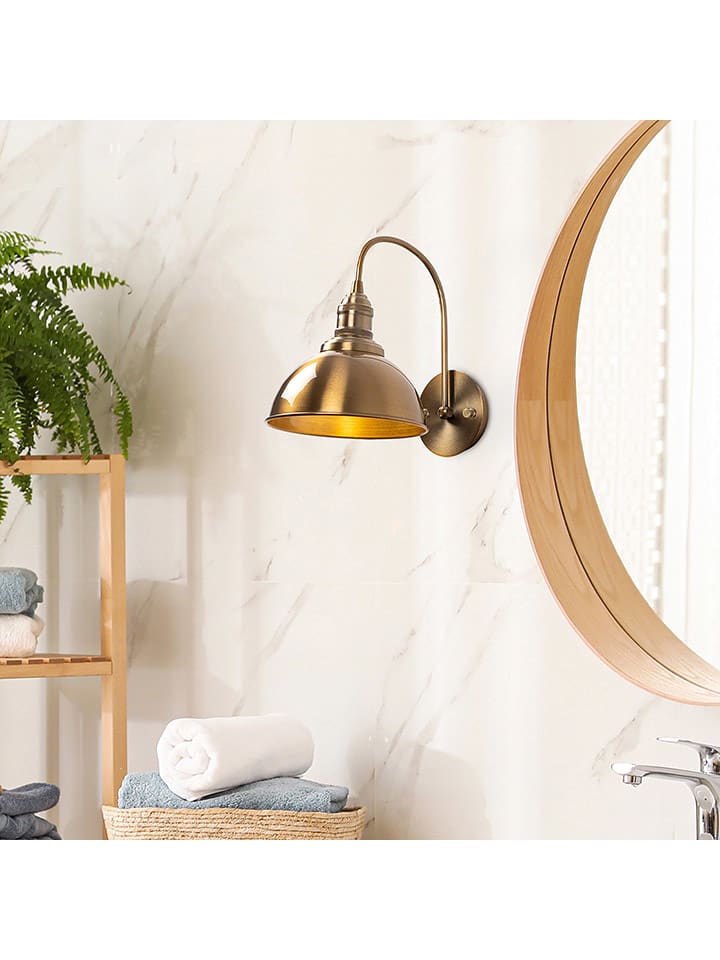 Opviq Lampa ścienna w kolorze złotym - 27 x 36 cm rozmiar: onesize