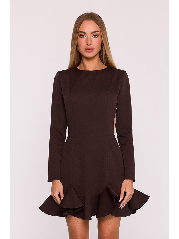 made of emotion Sukienka w kolorze brązowym rozmiar: S