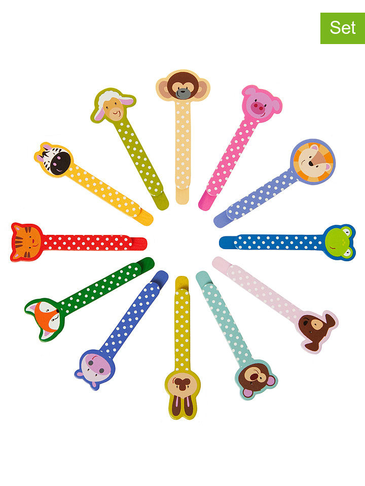 SUNNYSUE Zakładki (12 szt.) w różnych kolorach do książki - dł. 11 cm rozmiar: onesize