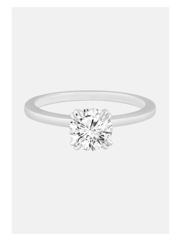 Diamonds lab grown Złoty pierścionek z diamentami rozmiar: 50