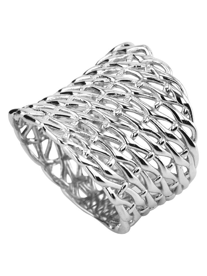 Les Petites Précieuses Srebrny pierścionek rozmiar: 56