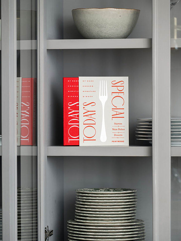 Printworks Przepiśnik "Today's Special" w kolorze kremowo-czerwonym - 17,4 x 24,3 x 2,5 cm rozmiar: onesize