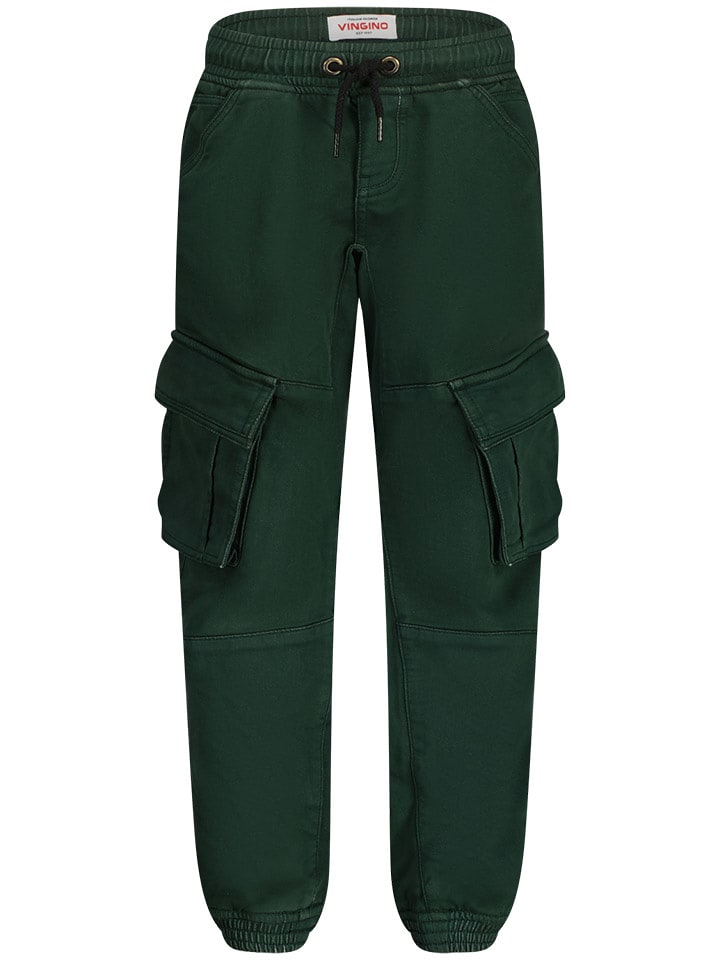 Vingino Bojówki w kolorze zielonym rozmiar: 170