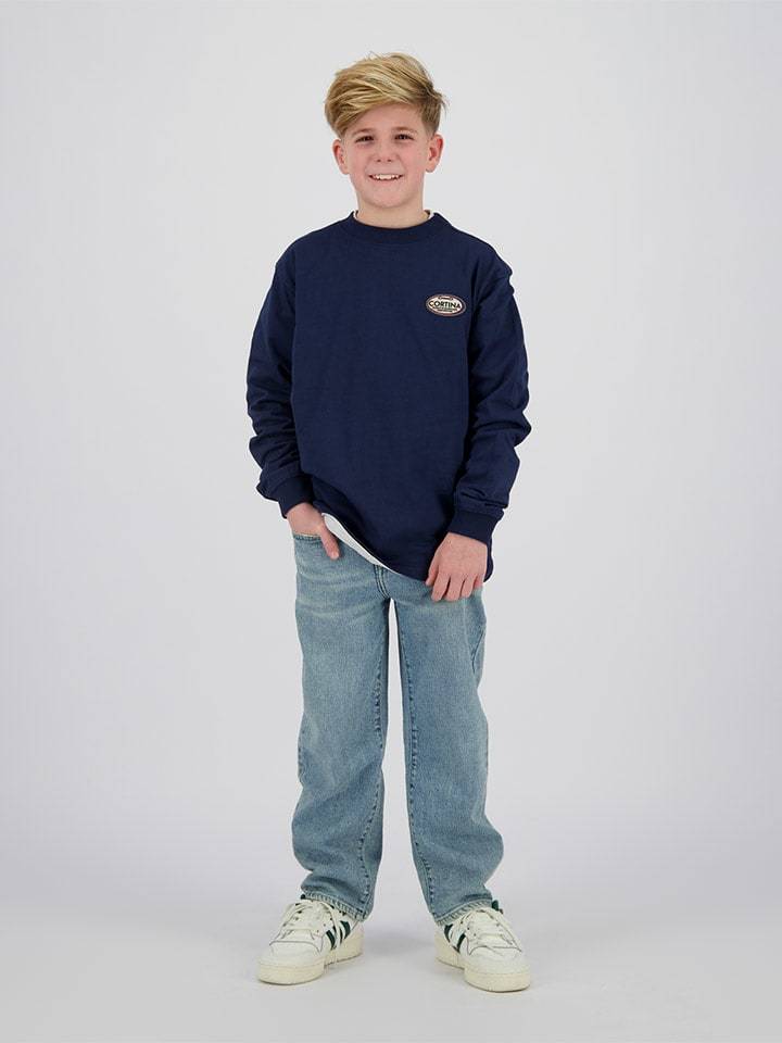 Vingino Koszulka "Hezron" w kolorze granatowym rozmiar: 128