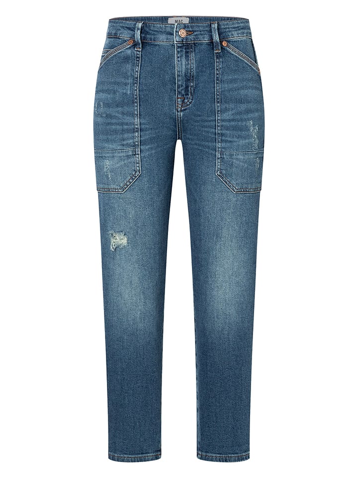 MAC Dżinsy "Iowa" - Slim fit - w kolorze niebieskim rozmiar: 32