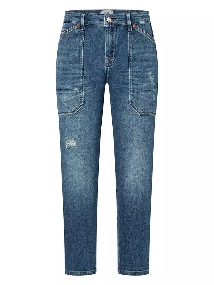 MAC Dżinsy "Iowa" - Slim fit - w kolorze niebieskim rozmiar: 32