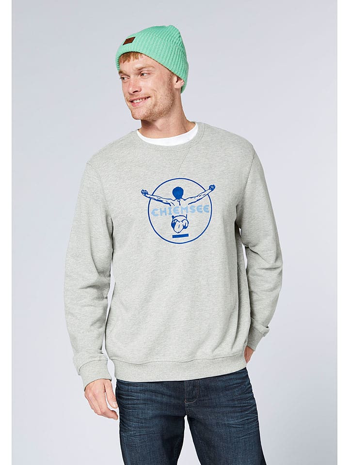 Chiemsee Bluza w kolorze srebrnym rozmiar: L