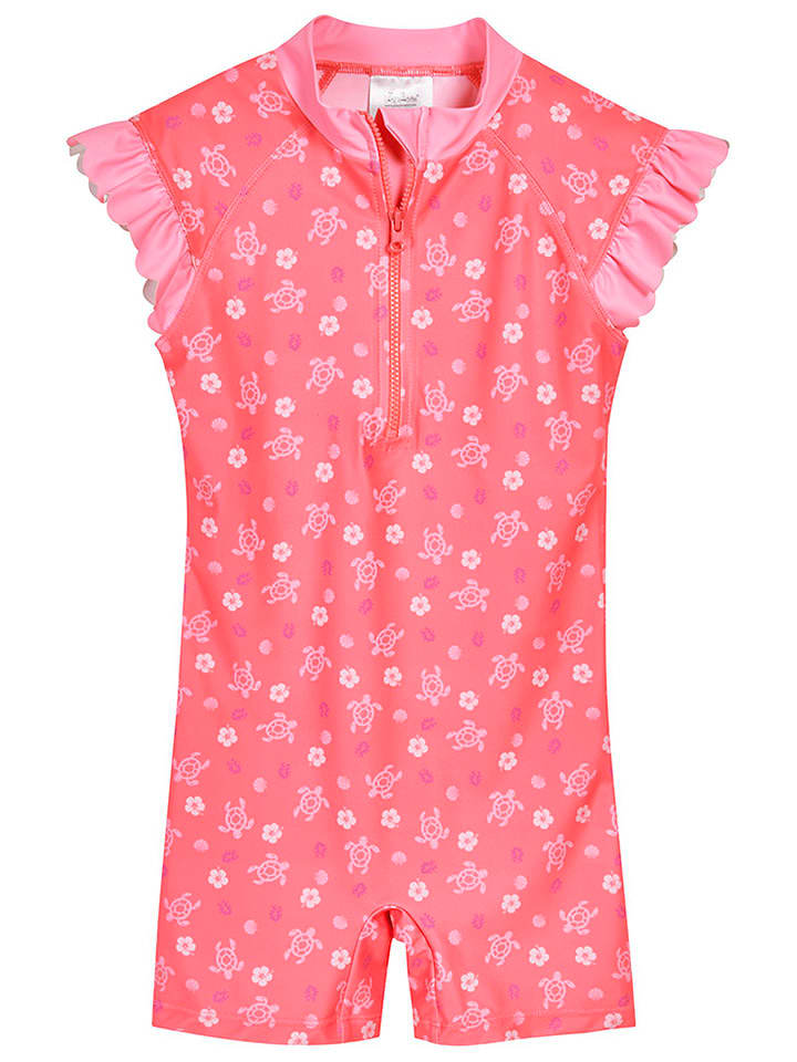 Playshoes Strój kąpielowy "Hawaii" w kolorze różowym rozmiar: 110/116