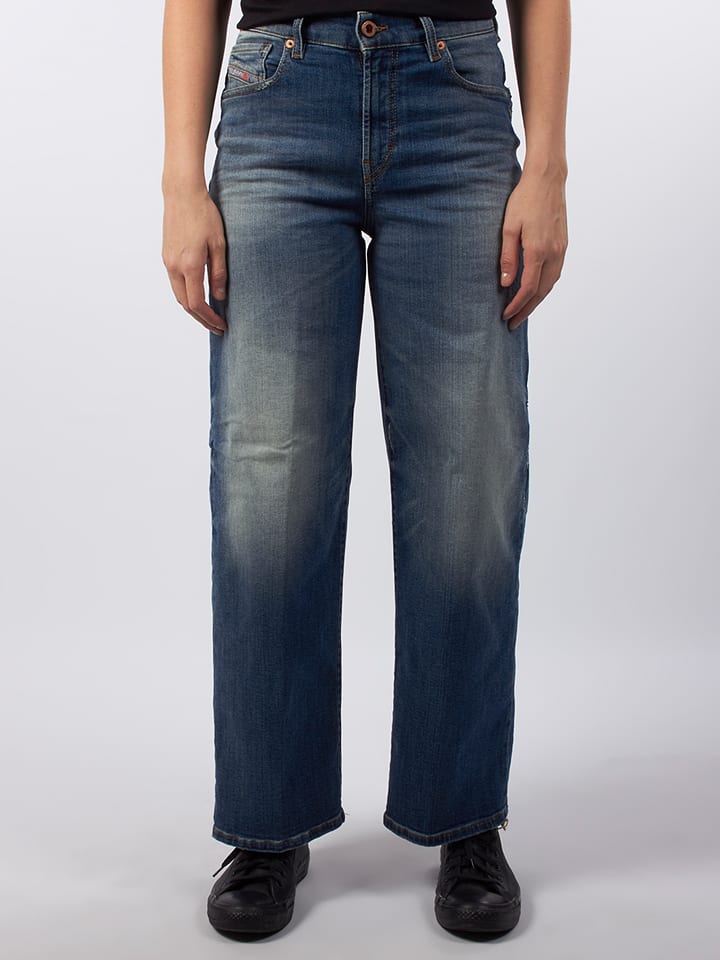 Diesel Clothes Dżinsy "Widee" - Comfort fit - w kolorze niebieskim rozmiar: W33