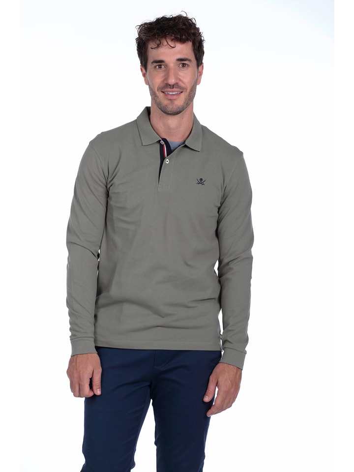 The Time of Bocha Koszulka polo w kolorze khaki rozmiar: L