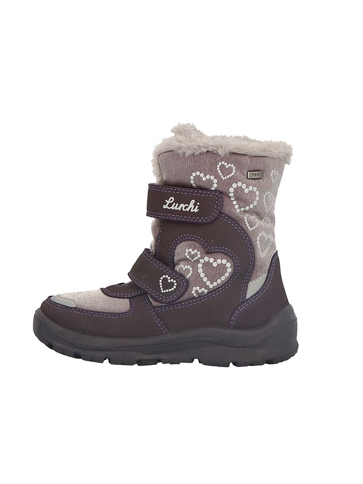 Lurchi Botki zimowe "Kaithlyn" w kolorze fioletowym rozmiar: 27