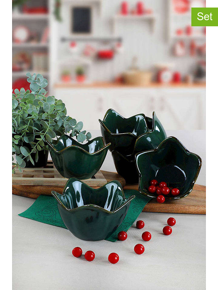 Violeta Home Mini miski (6 szt.) w kolorze zielonym - Ø 12 cm rozmiar: onesize