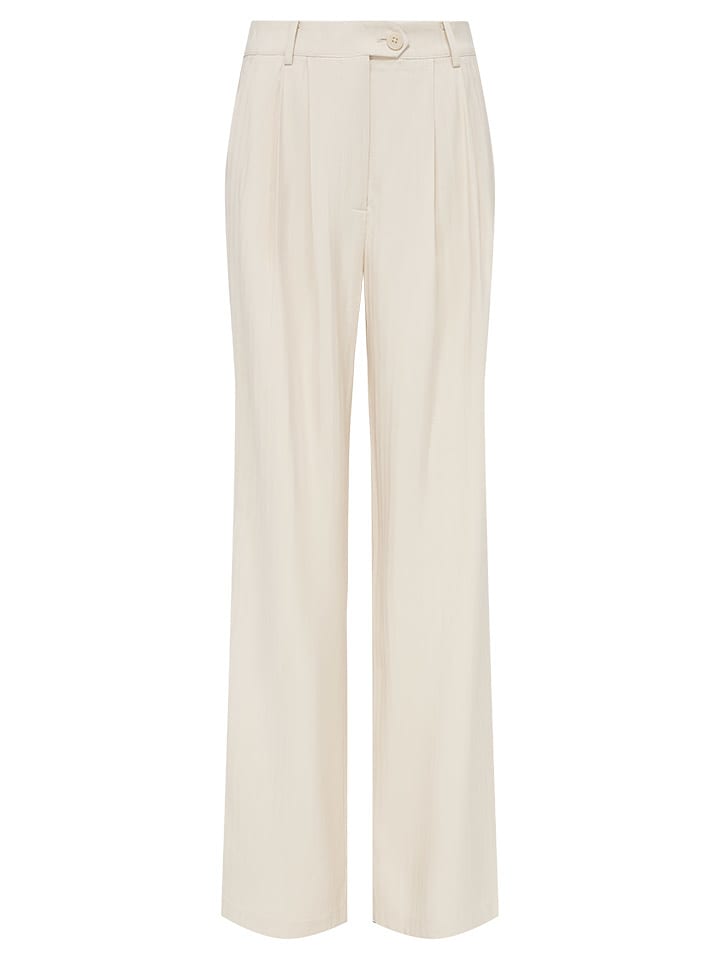 LeGer Spodnie "Edina" w kolorze kremowym rozmiar: 34