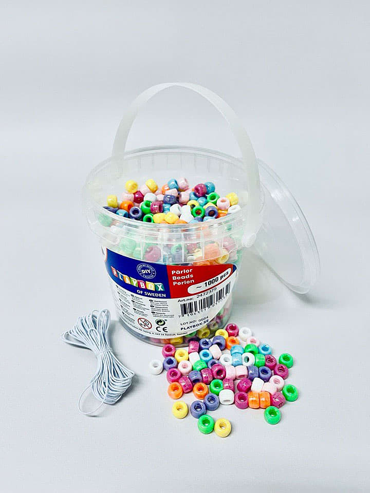 Playbox 1000-częściowy zestaw koralików do prasowanek - 5+ rozmiar: onesize